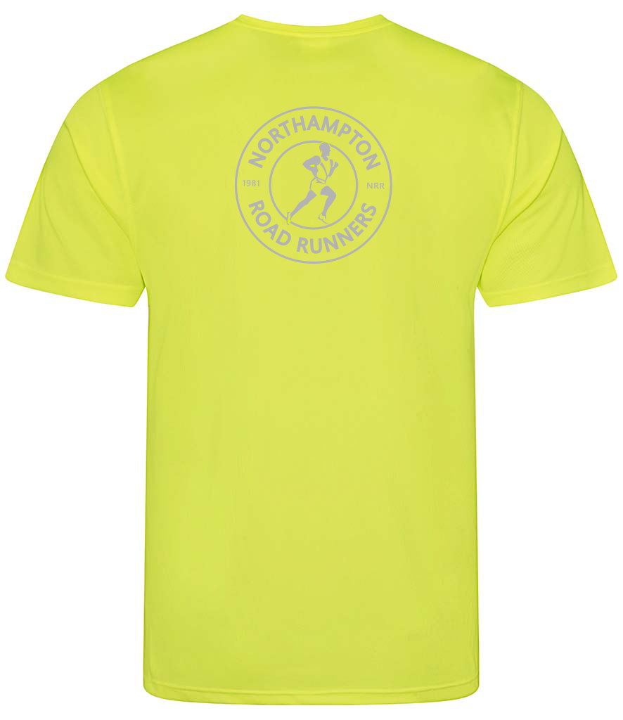 Northampton Road Runners Mens Cool HiVis T-Shirt