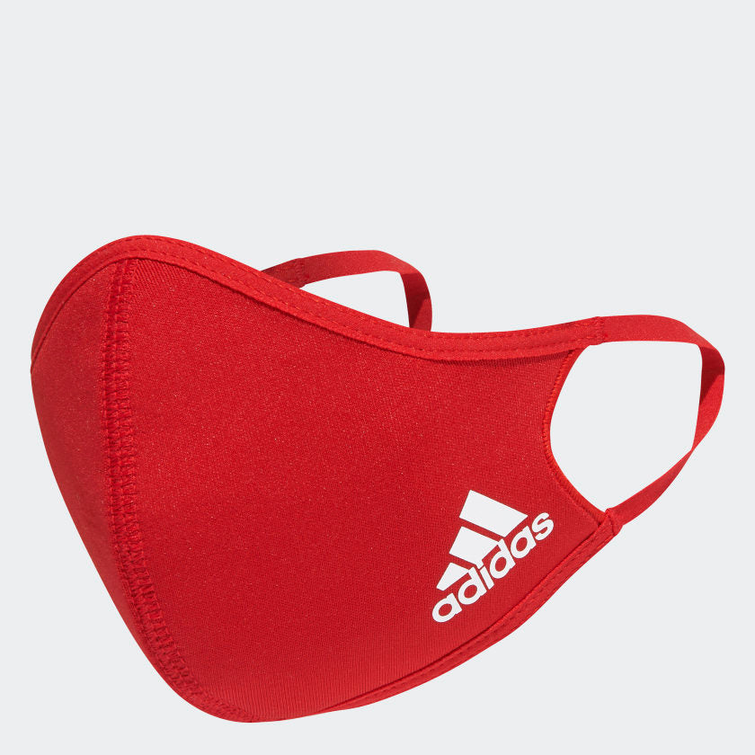 Adidas Face Cover Pack of 3 Red/White/Black
