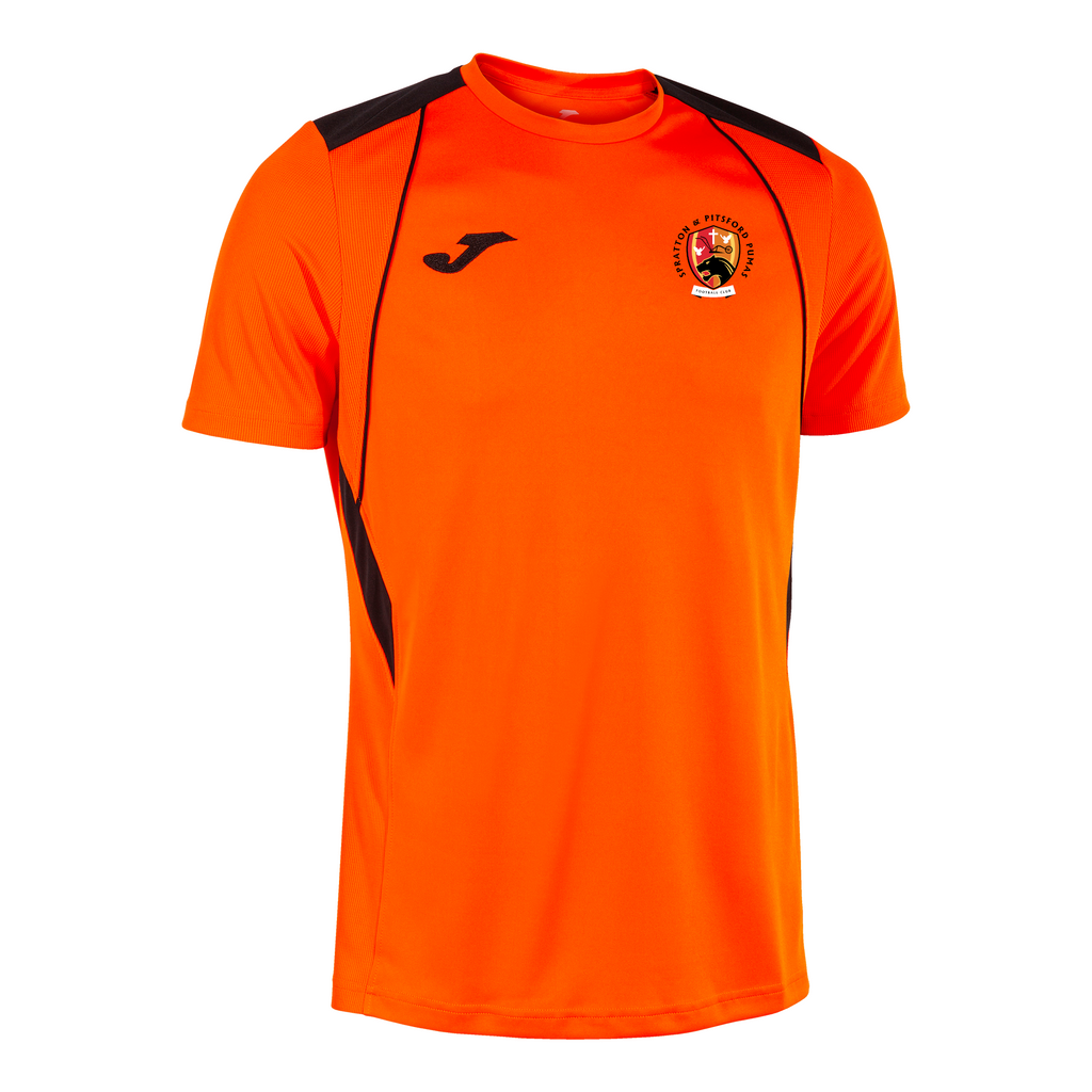 SPRATTON & PITSFORD CHAMPIONSHIP VII T-SHIRT BRIGHT ORANGE BLACK