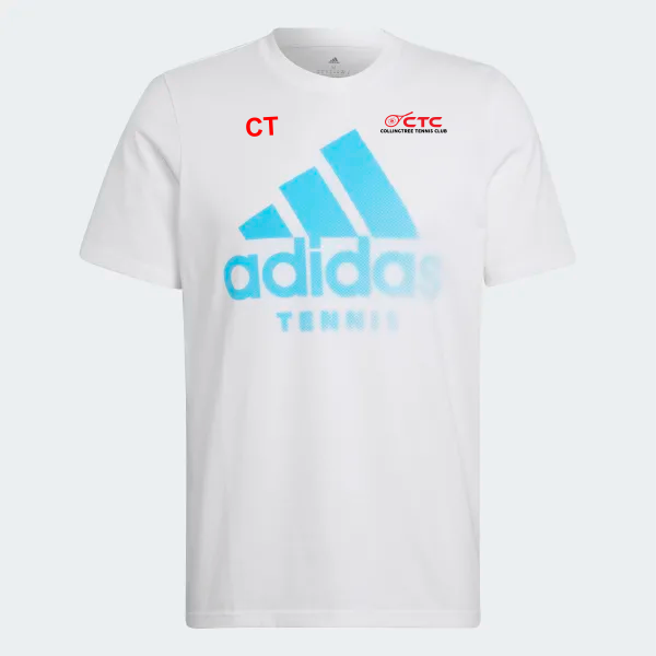 Collingtree TC Adidas Category Tennis Tee White