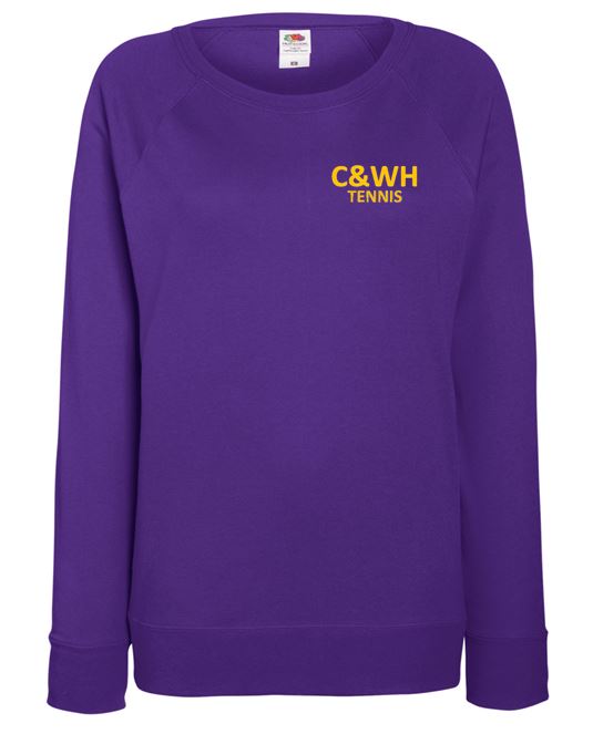 C&WH Tennis Ladies Crew Neck Sweatshirt