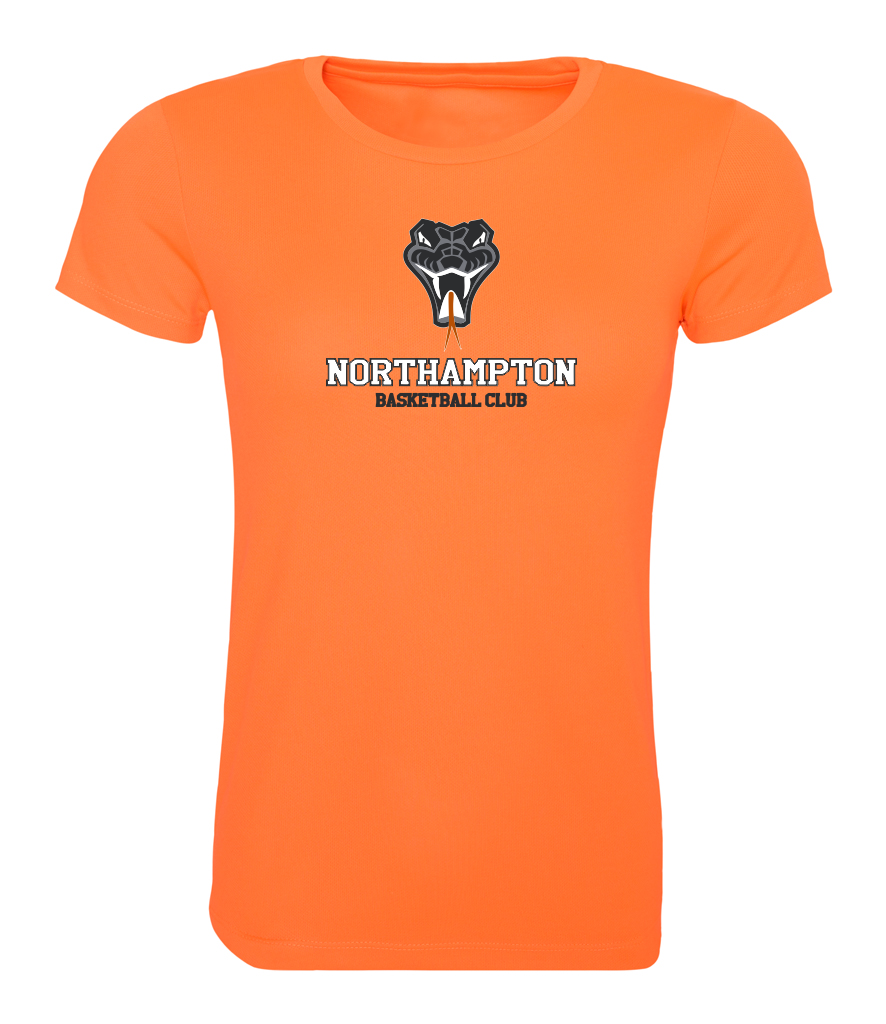 Northampton Basketball Ladies Wicking T-Shirt