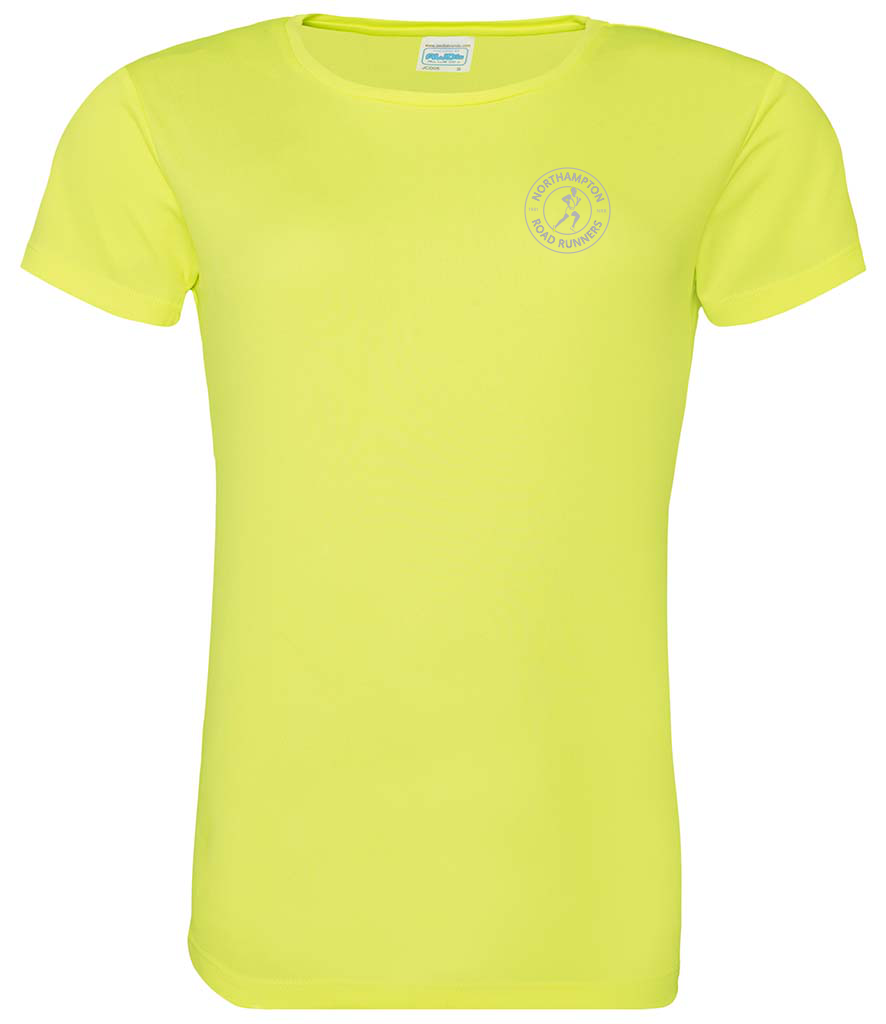 Northampton Road Runners Ladies Cool HiVis T-Shirt