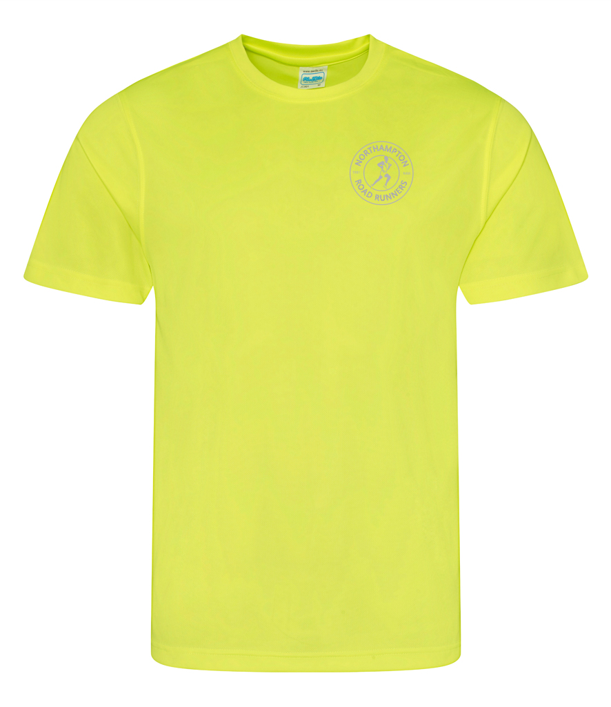 Northampton Road Runners Mens Cool HiVis T-Shirt