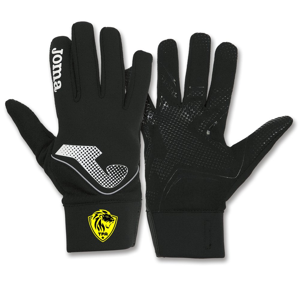 Gold football gloves deals
